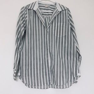 J. Crew patterned button up blouse